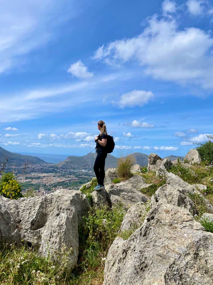 Vandring Sicilien Monte Pellegrino