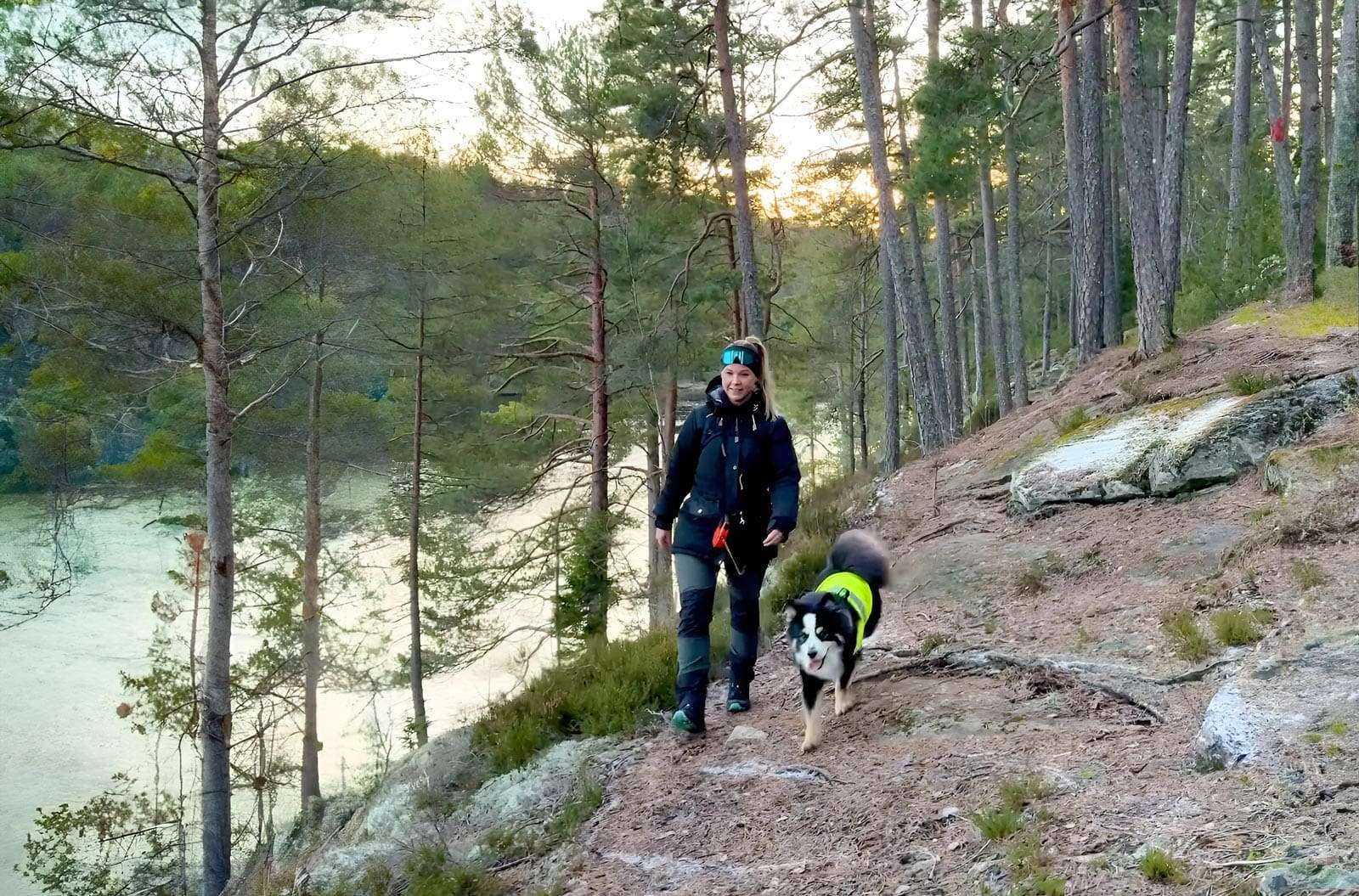 Sävsjöleden Sävsjön solnedgång